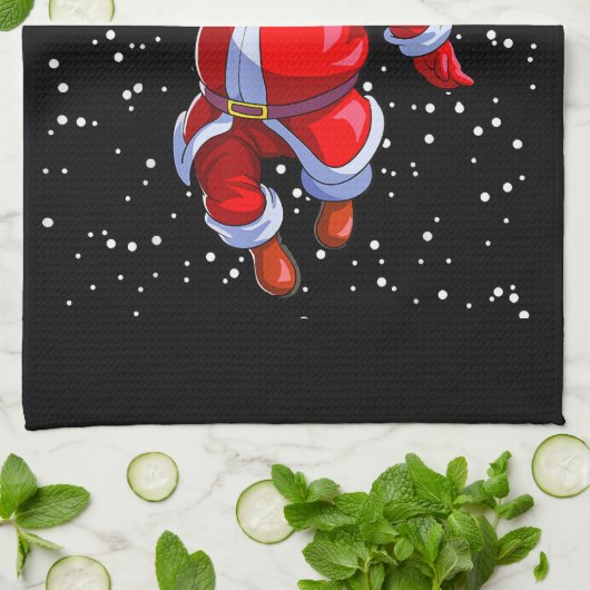 Basketball Weihnachts-Shirt Männer Boys Basketball Geschirrtuch (Gefaltet)