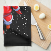 Basketball Weihnachts-Shirt Männer Boys Basketball Geschirrtuch (Viertel Falte)