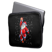 Basketball Weihnachts-Shirt Männer Boys Basketball Laptopschutzhülle (Vorderseite Links)