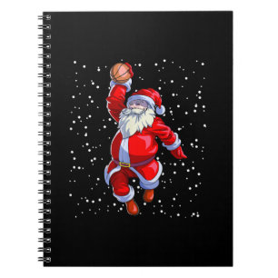 Basketball Weihnachts-Shirt Männer Boys Basketball Notizblock