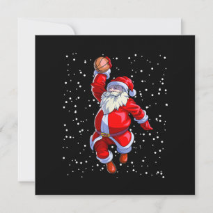 Basketball Weihnachts-Shirt Männer Boys Basketball Save The Date