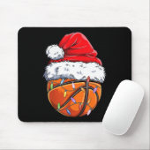 Basketball Weihnachts-Weihnachtsmannmütze - Spaß B Mousepad (Mit Mouse)