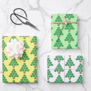 Basketball Weihnachtsbaum Geschenkpapier Set