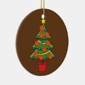 Basketball Weihnachtsbaum Keramik Ornament (Rechts)