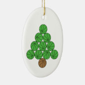 Basketball Weihnachtsbaum Keramik Ornament (Rechts)