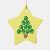 Basketball Weihnachtsbaum Keramik Ornament (Rechts)