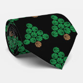 Basketball Weihnachtsbaum Krawatte (Gerollt)