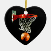 Basketball Weihnachtsbaum Ornamente (Vorne)