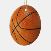 Basketball-Weihnachtsbaum-Verzierung Keramik Ornament (Rechts)