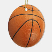 Basketball-Weihnachtsbaum-Verzierung Keramikornament (Links)