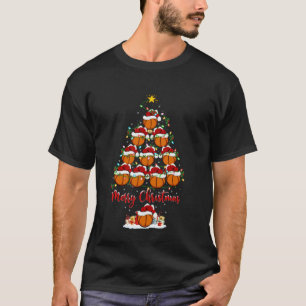 Basketball-Weihnachtsbaumlichter Lustiger Sport Sp T-Shirt
