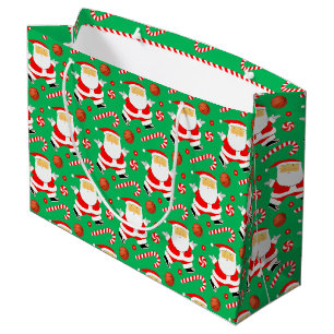 Basketball Weihnachtsfeiertag Große Geschenktüte