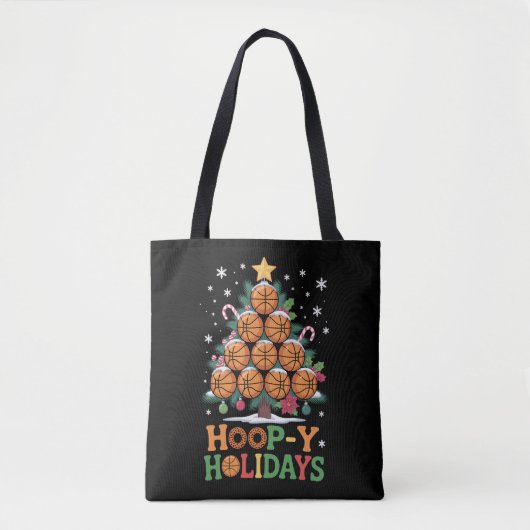 Basketball-Weihnachtsferien Sport Tasche (Vorderseite)
