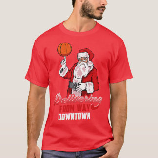 Basketball Weihnachtsfest Basketball Spieler Weihn T-Shirt