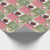 Basketball Weihnachtsgeschenk Geschenkpapier (Ecke)