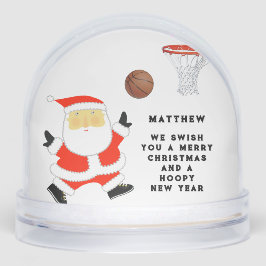 Basketball Weihnachtsgeschenk Schnee Globe Schneekugeln