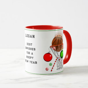 Basketball Weihnachtsgeschenk Tasse
