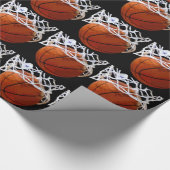 Basketball Weihnachtsgeschenk Umschlagpapier Geschenkpapier (Ecke)