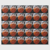 Basketball Weihnachtsgeschenk Umschlagpapier Geschenkpapier (Flach)