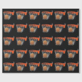 Basketball Weihnachtsgeschenk Wrap Geschenkpapier (Flach)