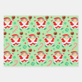Basketball Weihnachtsgeschenk Wrapping Paper Geschenkpapier Set (Vorderseite)