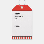 Basketball Weihnachtsgeschenke Tags Geschenkanhänger (Rückseite)