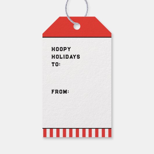 Basketball Weihnachtsgeschenke Tags Geschenkanhänger (Rückseite)