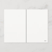 Basketball Weihnachtskarten Feiertagspostkarte (Rückseite)