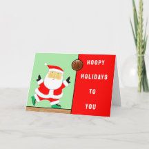 Basketball Weihnachtskarten