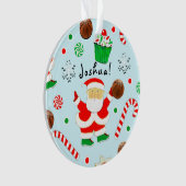 Basketball-Weihnachtskollektion Ornament (Vorderseite)