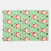 Basketball Weihnachtsküche Handtuch (Horizontal)
