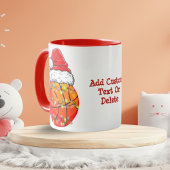 Basketball Weihnachtsmannmütze Weihnachten Weihnac Tasse