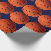 Basketball Weihnachtspapier Geschenkpapier (Ecke)