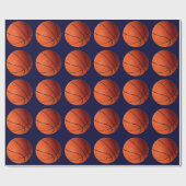 Basketball Weihnachtspapier Geschenkpapier (Flach)