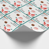 Basketball Weihnachtspapier Geschenkpapier (Ecke)