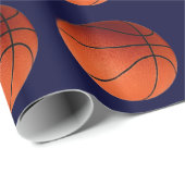 Basketball Weihnachtspapier Geschenkpapier (Rolleneckpunkt)