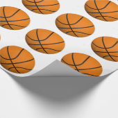 Basketball Weihnachtspapier Geschenkpapier (Ecke)