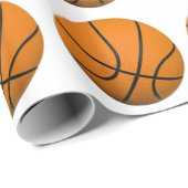 Basketball Weihnachtspapier Geschenkpapier (Rolleneckpunkt)
