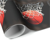 Basketball Weihnachtspapier Geschenkpapier (Rolleneckpunkt)
