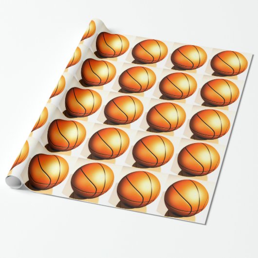 Basketball Weihnachtspapier Geschenkpapier (Ungerollt)