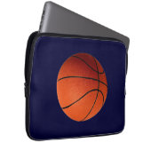 Basketball Weihnachtspapier Laptopschutzhülle (Vorne Rechts)