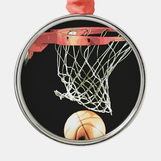 Basketball Weihnachtsschmuck (Vorne)