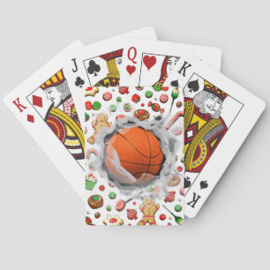 Basketball-Weihnachtsstrumpf-Füllungen Spielkarten