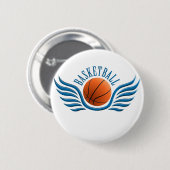 basketball wings button (Vorne & Hinten)