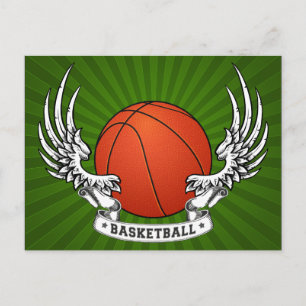 Basketball Wings Postkarte