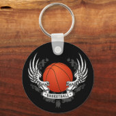 Basketball Wings Schlüsselanhänger (Vorderseite)