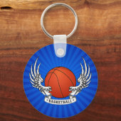 Basketball Wings Schlüsselanhänger (Vorderseite)
