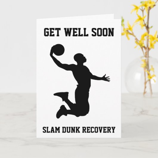 Basketball wird bald gut karte (Gelbe Blume)