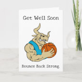 Basketball wird bald gut karte (Vorderseite)