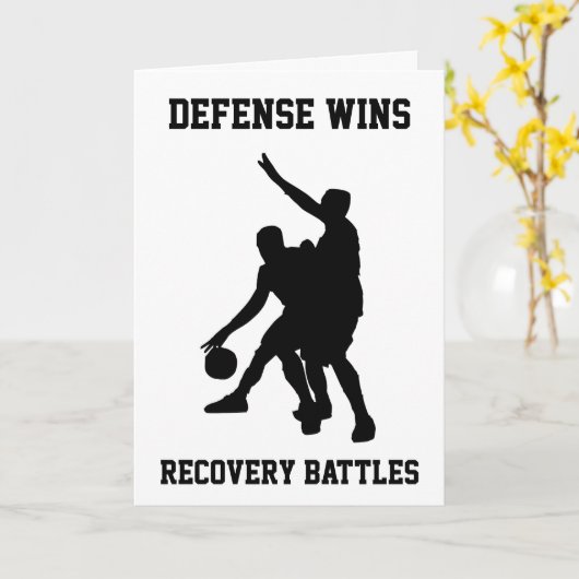 Basketball wird bald gut karte (Gelbe Blume)